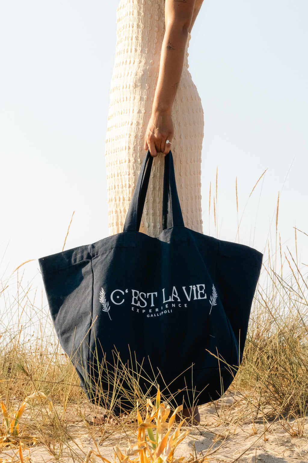 Tote Bag Navy Blue - Large