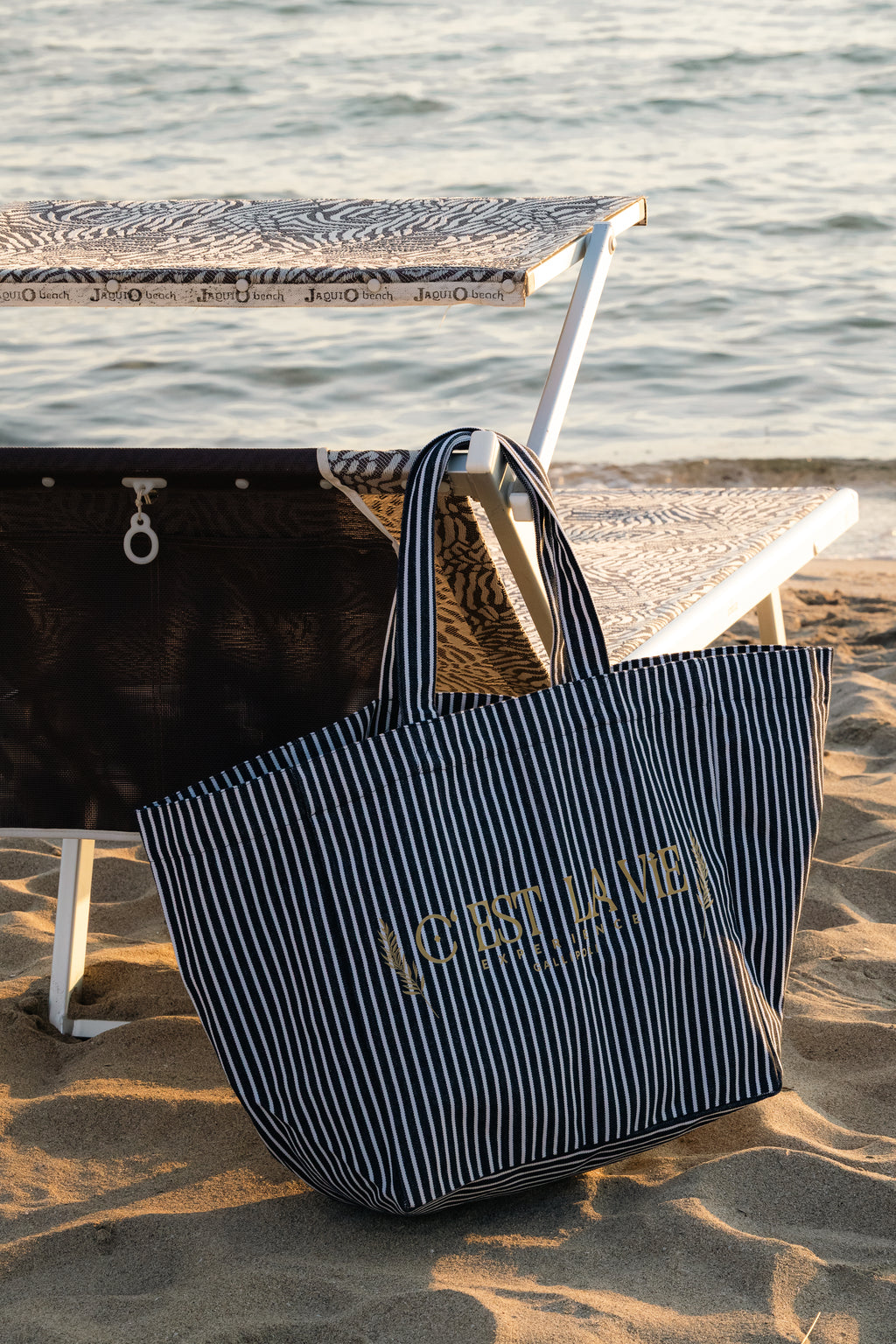 Tote Bag Nautical Stripe - Large