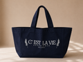 Tote Bag Navy Blue - Large