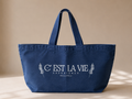 Tote Bag Dark Denim - Large